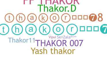 ニックネーム - Thakor007