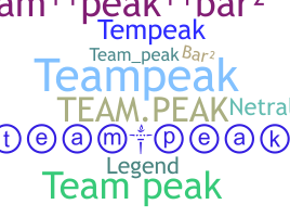 ニックネーム - TeamPeak