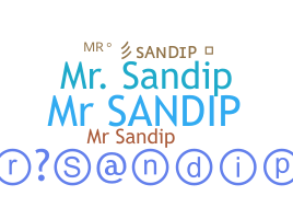 ニックネーム - MrSandip