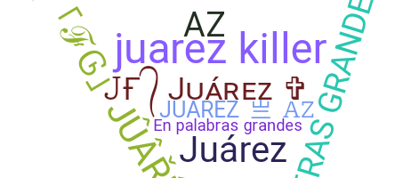 ニックネーム - Juarez