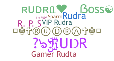 ニックネーム - RUDR