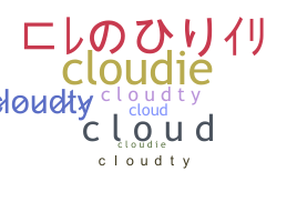 ニックネーム - cloudty