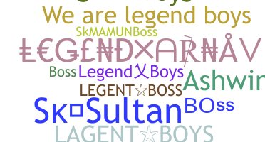ニックネーム - legendboys
