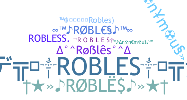 ニックネーム - Robles