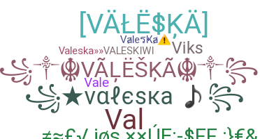 ニックネーム - valeska
