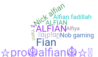 ニックネーム - Alfian