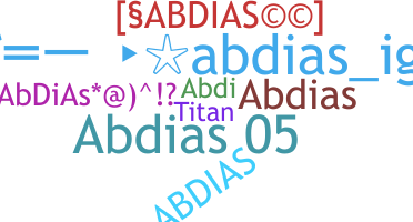 ニックネーム - abdias