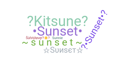 ニックネーム - Sunset