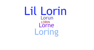 ニックネーム - Lorin