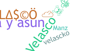 ニックネーム - Velasco