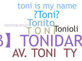 ニックネーム - Toni