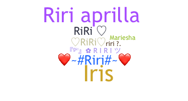 ニックネーム - RIRI