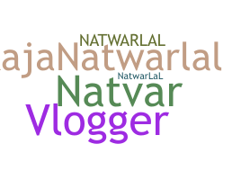 ニックネーム - Natwarlal