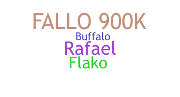 ニックネーム - Fallo