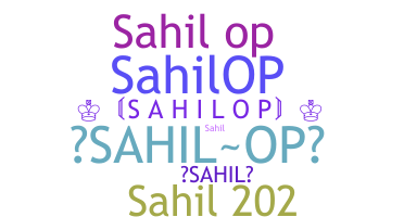 ニックネーム - SahilOp