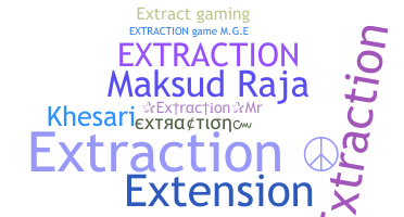 ニックネーム - extraction