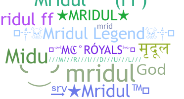 ニックネーム - Mridul