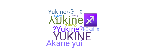 ニックネーム - Yukine