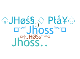 ニックネーム - jhoss