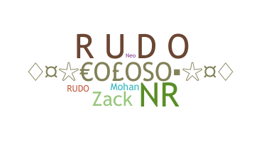 ニックネーム - Rudo