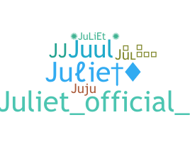 ニックネーム - Juliet