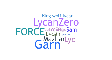 ニックネーム - Lycan