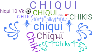 ニックネーム - Chiqui