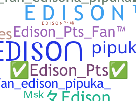 ニックネーム - EdisonPts