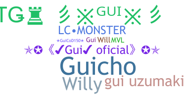 ニックネーム - GUI