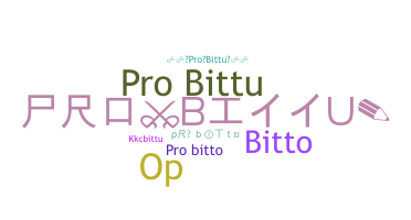 ニックネーム - ProBITTU