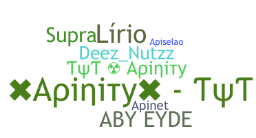 ニックネーム - Apinity