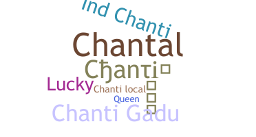ニックネーム - Chanti