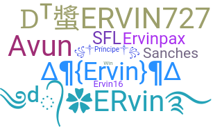 ニックネーム - Ervin