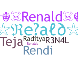 ニックネーム - Renald