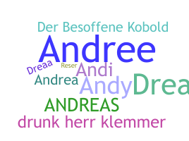ニックネーム - Andreas
