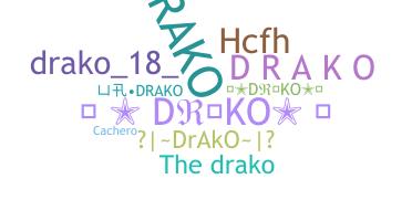ニックネーム - Drako