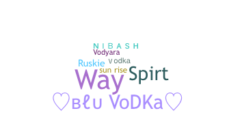 ニックネーム - Vodka