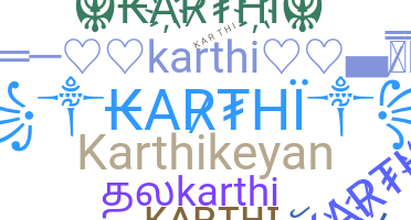 ニックネーム - Karthi