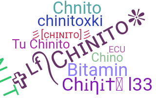 ニックネーム - Chinito