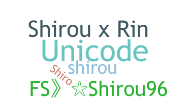 ニックネーム - Shirou