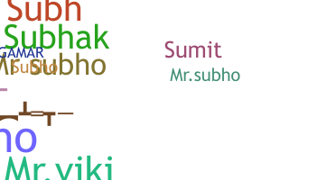 ニックネーム - MrSubho