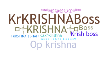 ニックネーム - KrishnaBoss