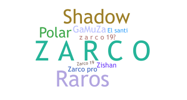 ニックネーム - Zarco