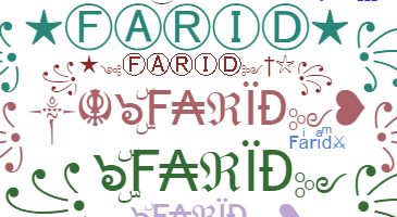 ニックネーム - Farid