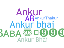 ニックネーム - AnkurBhai