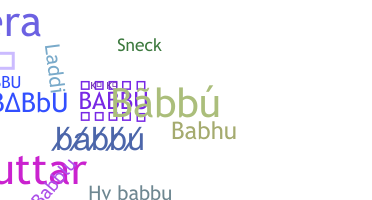 ニックネーム - Babbu