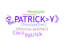 ニックネーム - Patrick47lol
