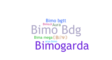ニックネーム - bimo