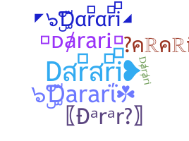 ニックネーム - Darari