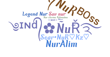 ニックネーム - Nur